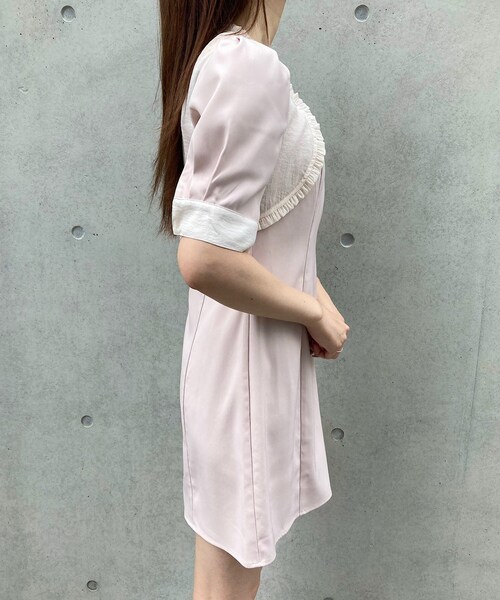 TITTY&CO.（ティティーアンドコー）の「【TITTY&CO.】シアーボレロワンピース（ワンピース/ドレス・レディース・ピンク/ライトブルー・S/M）」の8枚目の写真