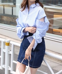 one after another NICE CLAUP | 肩あきマルチシャツ(シャツ/ブラウス)