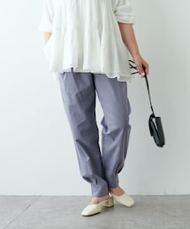 PUAL CE CIN | 綿麻ストレッチジョガーパンツ(その他パンツ)