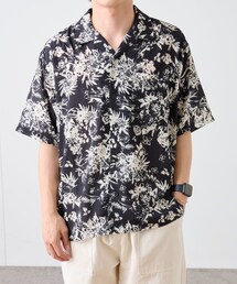 COLONY 2139 | ボタニカルオープンカラー半袖シャツ / ユーズドライク総柄シャツ(シャツ/ブラウス)