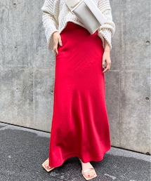 mystic（ミスティック）の「カラーロングスカート（スカート）」