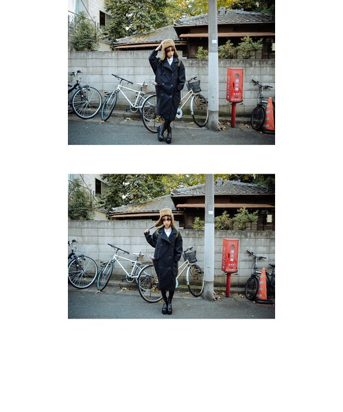 STYLENANDA(スタイルナンダ)の「かかとジッパープラットフォームアンクルブーツ(シューズ・レディース・ホワイト/ブラック・225/230/235/240/245)」の11枚目の写真