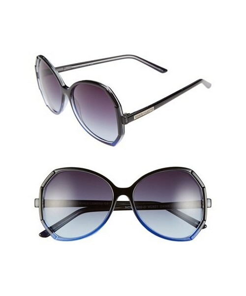 VINCE CAMUTO(ヴィンスカムート)の「Vince Camuto 58mm Butterfly Sunglasses(サングラス・レディース・Black/ Navy/Tortoise/Camel)」の1枚目の写真
