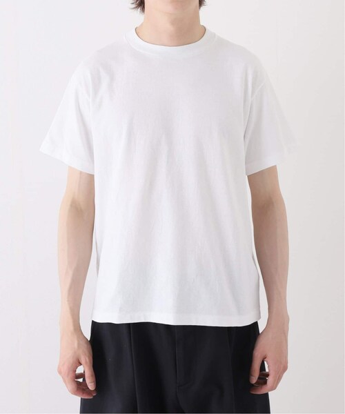 COMOLI コモリ Tシャツ・カットソー 白 2(M位) 0481525E0017 WISM（ウィズム）の「【comoli / コモリ】SURPLUS Tシャツ