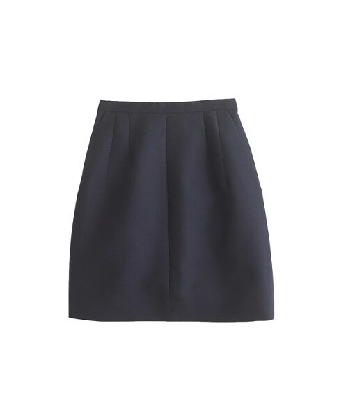 J.CREW(ジェイクルー)の「Collection wool-silk A-line skirt(スカート・レディース・navy・4)」の1枚目の写真