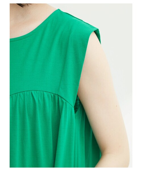 Green　Parks（グリーンパークス）の「・SUGAR SPOON ティアードロングワンピース（ワンピース/ドレス・ブラック/グリーン/ブルー・F）」の9枚目の写真