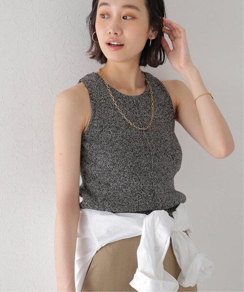 新品☆plageシルクリネンアメスリトップス plage（プラージュ）の「シルクリネンアメスリトップス（）」 - WEAR