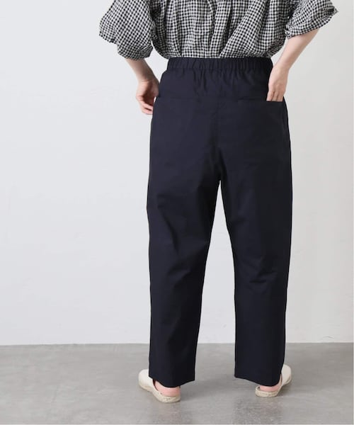 LUXEラックス　ポプリンタックパンツ　ブルー LUXEラックス ポプリンタックパンツ ブルー - メルカリ