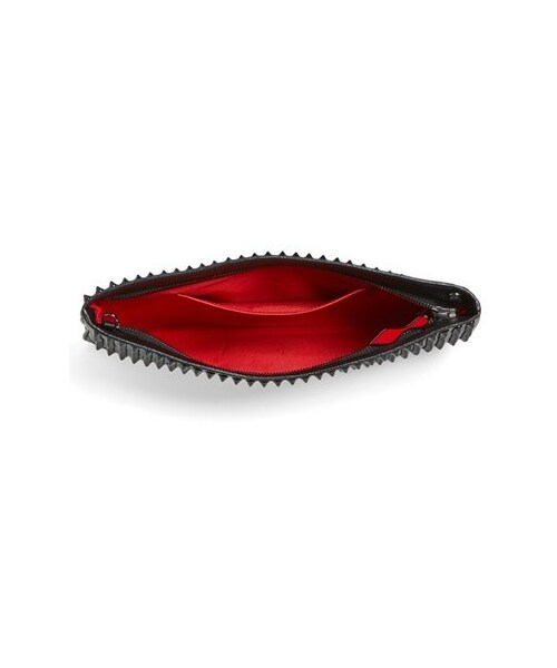 【美品】ルブタンLOUBIPOSH CLUTCH CHRISTIAN LOUBOUTIN LOUBIPOSH SPIKE CLUTCH SHOULDER BAG