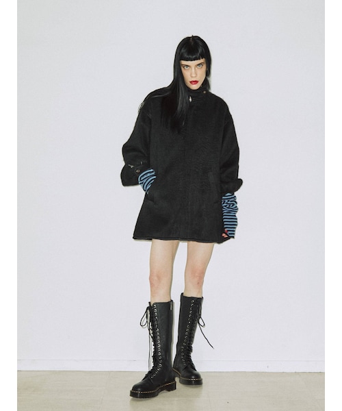 jouetie（ジュエティ）の「ボーダーアームウォーマー（その他雑貨・ブルー/パープル/ピンク/オフホワイト・F）」の22枚目の写真