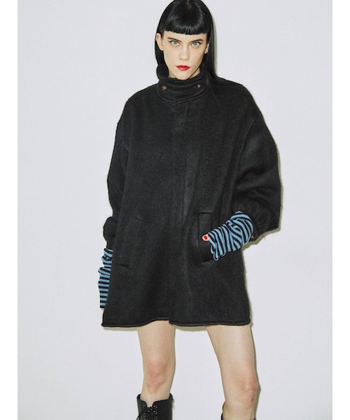 jouetie（ジュエティ）の「ボーダーアームウォーマー（その他雑貨・ブルー/パープル/ピンク/オフホワイト・F）」の20枚目の写真