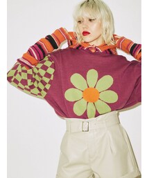 jouetie | ボーダーアームウォーマー(アームカバー)