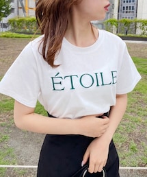 one after another NICE CLAUP | ロゴ刺しゅうTee(Tシャツ/カットソー)