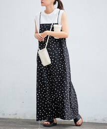 CIAOPANIC TYPY | 【着回し動画あり】【タンク付き】綿麻キャミワンピース(ワンピース)