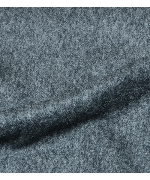 KATHARINE HAMNETT LONDON (キャサリンハムネットロンドン)の「CASHMERE MUFFLER(その他・メンズ・ブラック/グレー/ホワイト・FREE)」の5枚目の写真