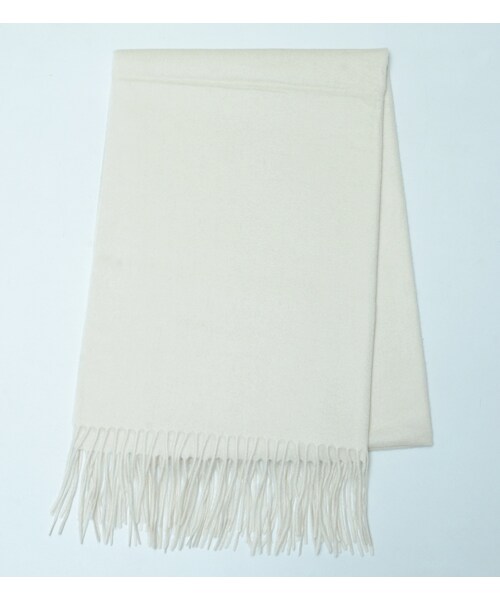 KATHARINE HAMNETT LONDON (キャサリンハムネットロンドン)の「CASHMERE MUFFLER(その他・メンズ・ブラック/グレー/ホワイト・FREE)」の2枚目の写真