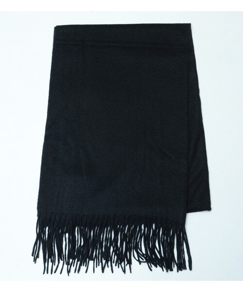 KATHARINE HAMNETT LONDON (キャサリンハムネットロンドン)の「CASHMERE MUFFLER(その他・メンズ・ブラック/グレー/ホワイト・FREE)」の3枚目の写真