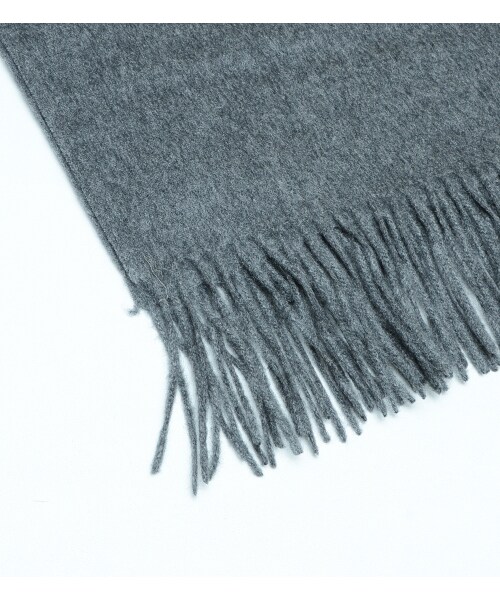 KATHARINE HAMNETT LONDON (キャサリンハムネットロンドン)の「CASHMERE MUFFLER(その他・メンズ・ブラック/グレー/ホワイト・FREE)」の4枚目の写真