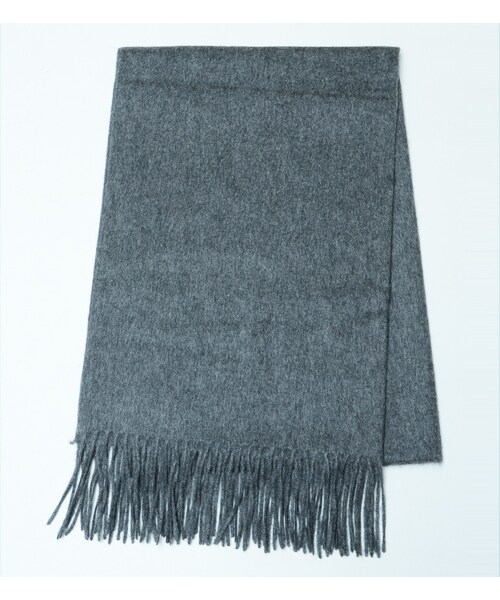 KATHARINE HAMNETT LONDON (キャサリンハムネットロンドン)の「CASHMERE MUFFLER(その他・メンズ・ブラック/グレー/ホワイト・FREE)」の1枚目の写真