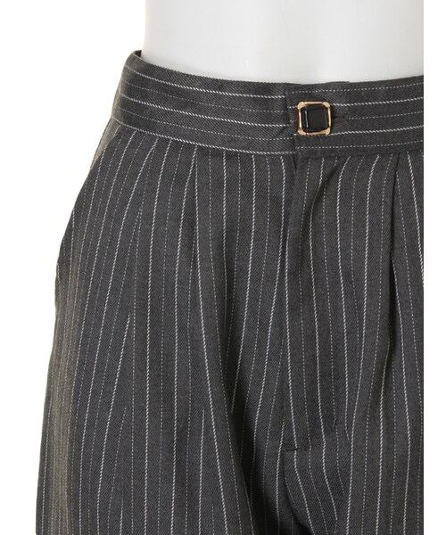EVRIS（エヴリス）の「ピンストライプテーパードPT（パンツ・レディース・グレー/ブラック・S/M）」の9枚目の写真