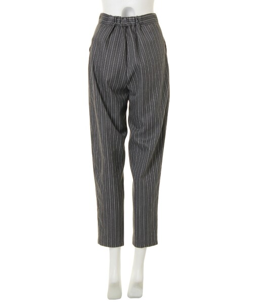EVRIS（エヴリス）の「ピンストライプテーパードPT（パンツ・レディース・グレー/ブラック・S/M）」の7枚目の写真