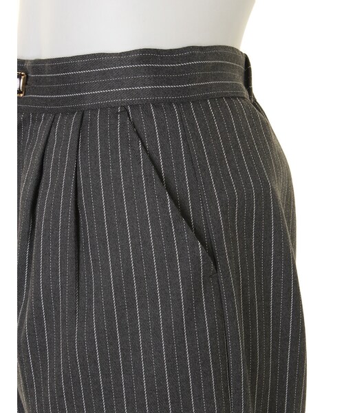 EVRIS（エヴリス）の「ピンストライプテーパードPT（パンツ・レディース・グレー/ブラック・S/M）」の10枚目の写真