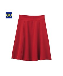 GU | （GU）バックギャザーフレアスカート(スカート)