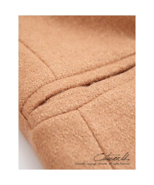 catworld（キャットワールド）の「韓風羊毛呢料雙口袋長版大衣外套（ジャケット/アウター・レディース・黑/駝色・S/M/L/XL）」の7枚目の写真