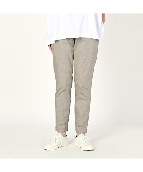 数量限定価格!! 45R（フォーティファイブアール）の「綿麻オックスストレッチの パンツ