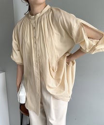 CAPRICIEUX LE'MAGE | シアースリットデザインシャツ(シャツ/ブラウス)