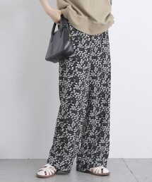 PUAL CE CIN | 花柄プリントパンツ(その他パンツ)