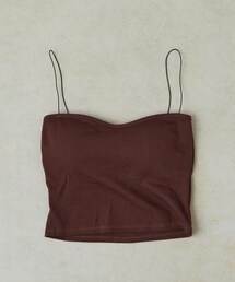 natural couture（ナチュラルクチュール）の「スパゲティショルダーブラトップ（キャンドル・レディース）」