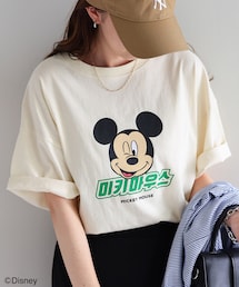 DISCOAT | 【WEB限定】ミッキープリントTシャツ(Tシャツ/カットソー)