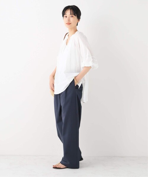 FRAMeWORK（フレームワーク）の「撥水チノクロスパンツ（パンツ・ベージュ/(027)/36/在庫あり/38/40）」の6枚目の写真