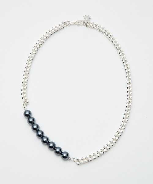 GDC（ジーディーシー）の「【予約商品】PEARL CHAIN NECKLACE（アクセサリー・メンズ・GOLD/SILVER・FREE）」の4枚目の写真