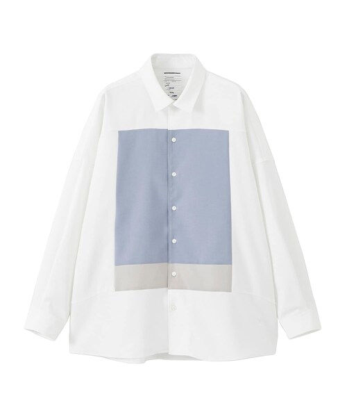 SHAREEF（シャリーフ）の「STUDIOUS別注 L/S SH（シャツ/ブラウス・メンズ・WHT/BLK/BLU・1/2）」の2枚目の写真