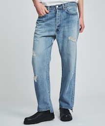 パンツ UNUSED BIO WASH BLEACH DENIM UNUSED（アンユーズド）の「UW1065 BIO WASH BLEACH DENIM