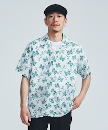 Needles | STUDIOUS 別注 Papillon ＆ Ivy Plant S/S SHIRT(シャツ/ブラウス)