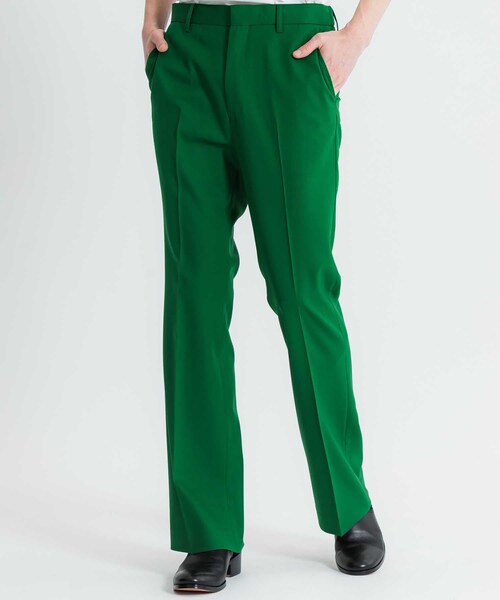 LiNoH(リノー)の「TW FLARE PANTS(その他パンツ・メンズ・BLK/GRN/BLU・1/2)」の2枚目の写真
