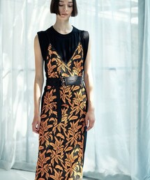 EBONY（エボニー）の「別注ジャガードキャミソールドレス E22SS