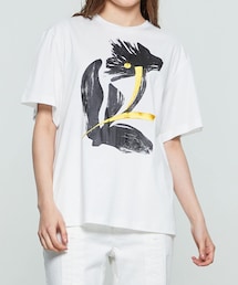 AKIRANAKA - 【新品】  AKIRANAKA / アキラナカ | 伊勢丹新宿店別注 T-SHIRTS / グラフィック Tシャツ | 2 | black | レディース AKIRANAKA - 【新品】 AKIRANAKA / アキラナカ | 伊勢丹新宿店