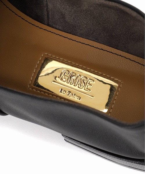 【tomoまま 】GRISE レザースクエアハイバンプソフトフラット LE TALON（ルタロン）の「《予約》GRISE レザースクエアハイ