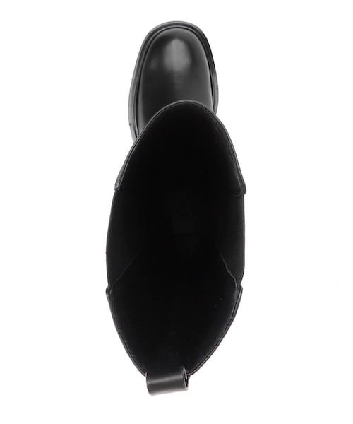 未使用　LE TALON ブラック 23.5 追加》トラックソールフィットショートブーツ（ブーツ）｜LE