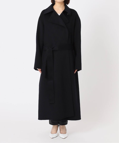Plage 黒 ハミルトンコート　ベルト付き　36サイズ plage（プラージュ）の「《予約》ハミルトンステンカラーコート