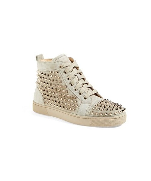 Christian Louboutin（クリスチャンルブタン）の「Christian Louboutin 'Louis' Spiked Sneaker（スニーカー・レディース・White・39.5 EU/40 EU）」の5枚目の写真