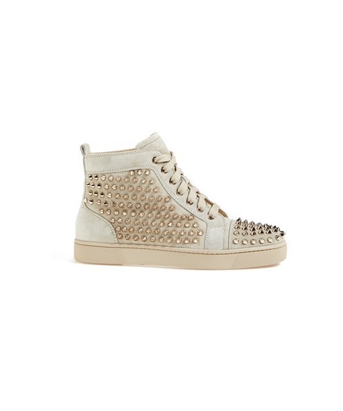 Christian Louboutin（クリスチャンルブタン）の「Christian Louboutin 'Louis' Spiked Sneaker（スニーカー・レディース・White・39.5 EU/40 EU）」の2枚目の写真