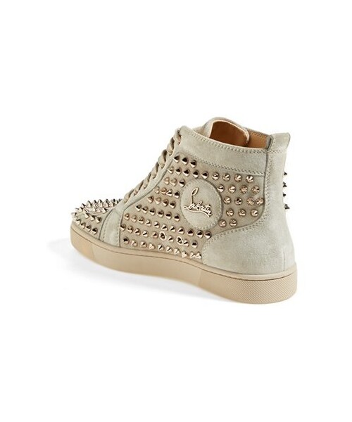 Christian Louboutin（クリスチャンルブタン）の「Christian Louboutin 'Louis' Spiked Sneaker（スニーカー・レディース・White・39.5 EU/40 EU）」の3枚目の写真