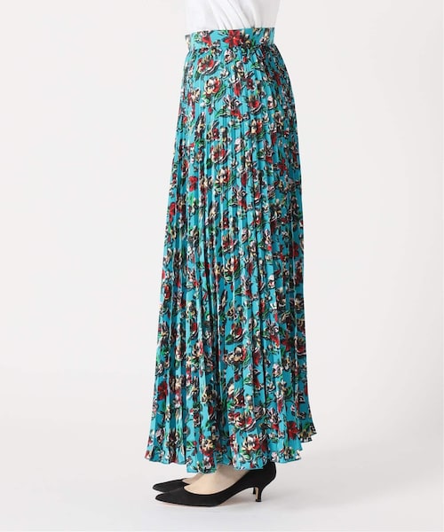 極美品✨現行✨ヴェルメイユパーイエナ　サテン フラワー プリントプリーツスカート VERMEIL par iena（ヴェルメイユパーイエナ）の「《予約》サテン