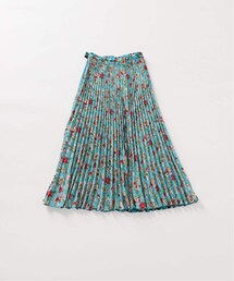 極美品✨現行✨ヴェルメイユパーイエナ　サテン フラワー プリントプリーツスカート ヴェルメイユパーイエナ サテンフラワープリント プリーツスカート