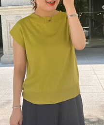 Chez toi | フレンチスリーブボートネックプルオーバー(カーディガン/ボレロ)